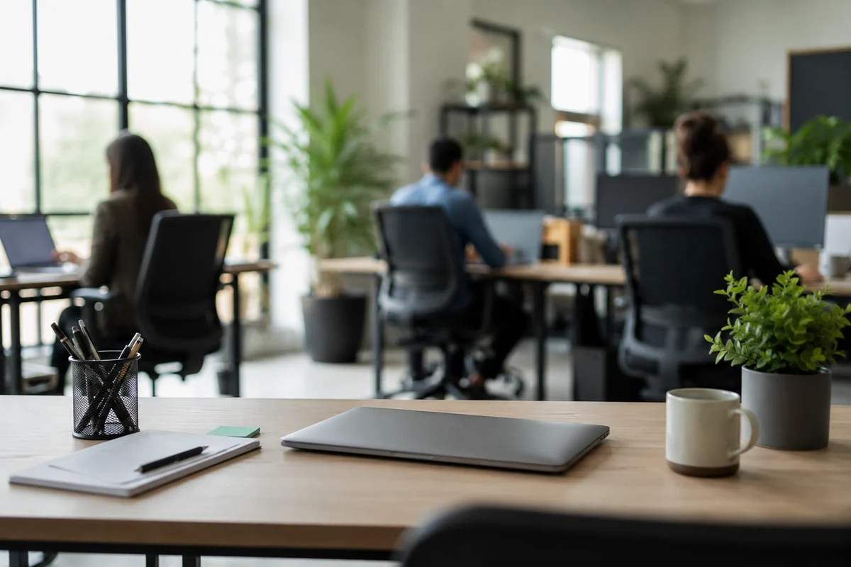 Modern office team workspace — GetAll Peptides