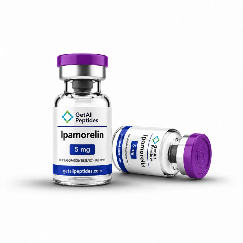 Ipamorelin 5 mg research peptide vial